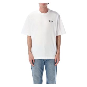 Off-white T-Shirts, male, White, Size: XL Script Skate Tee