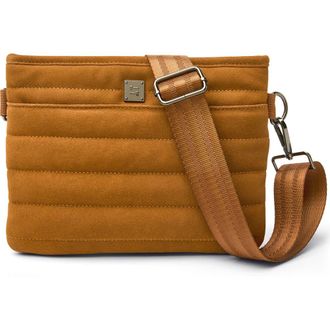 Think Royln Bum 2.0 Suede Crossbody Bag in Cognac Suede at Nordstrom