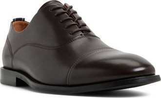 Brooks Brothers Cassel Cap Toe Oxford in Dark Brown at Nordstrom, Size 10.5