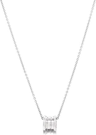 Bulgari B. Zero1 Pendant Necklace 18K White Gold