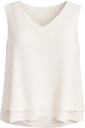 2-Biz 829 Cloud Blouse - Dames - Tops zonder mouwen - Wit - L - Tops