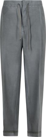 Maison Margiela Grey Mohair Blend Trousers