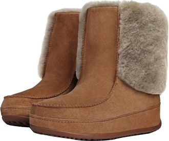 FitFlop Womens Supercuff Mukluk Boot In Chestnut