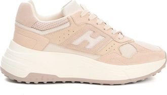 Hogan Hi-Fi Bimaterial Schoenen - Dames - Sneakers - Beige - 38 EU - Su&egrave;de - Schoenen