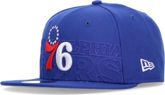 New Era NBA Draft Gebogen Klep Pet - Teamkleuren - Heren - Petten - Blauw - ONE Size - Accessoires