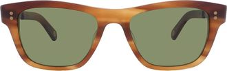 Mr. Leight DAMONE S Boxwood Green Premium Glass Sport Unisex Sunglasses ML2048 MBW-WG/BOXGRN 51
