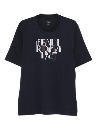 Fendi T-shirt Fendi Roma 1925 - Blu