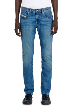 Diesel Slim Jeans Regular Waist 2019 D-Strukt - Jeans - Man - Blue
