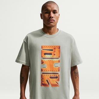 Nike Mens Nike Sportswear T-Shirt in Green | IH1155-304