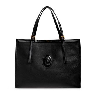 Versace Heren, Tassen, Zwart, Maat: ONE Size Katoen