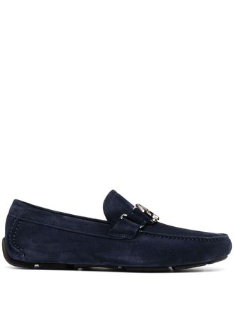 Ferragamo Mocassini con dettaglio Gancini - Blu