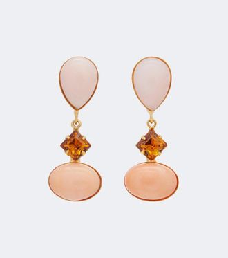 Jennifer Behr Quincy embellished drop earrings
