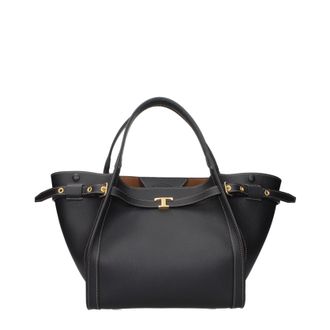 Tod's Tods Zwart lederen handtassen voor dames