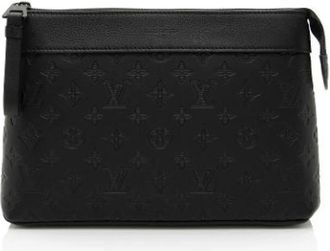 Louis Vuitton Pre-owned Clutches, male, Black, Size: ONE SIZE Pre-owned Empreinte Leather Clutch