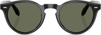 Oliver Peoples Occhiali da sole tondi - Nero