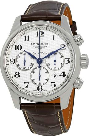 Longines Master Collection Chronograph Automatic Silver Dial Mens Watch L2.859.4.78.3
