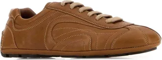 Prada Mens Montecarlo Sneaker Brown Nappa Leather