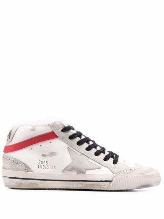Golden Goose Sneakers con applicazione - Bianco