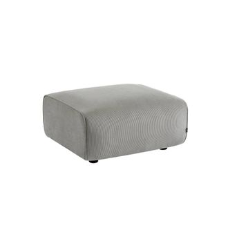 Sweeek Reposapi&eacute;s para sof&aacute; wallas terciopelo de pana fina, 2 plazas, gris