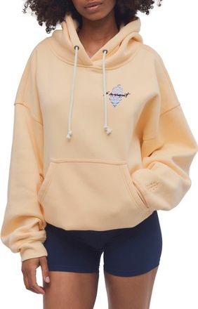 Free People FP Movement Final Call Graphic Hoodie in Pina Colada Combo at Nordstrom, Size X-Large