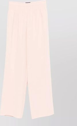 Emporio Armani elasticated trousers pleated design wide leg