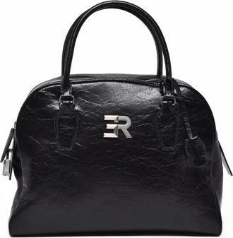 Ermanno Scervino Anita Handtas - Dames - Handtassen - Zwart - ONE Size - Leer - Tassen