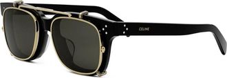 Celine Clip-on Optisch Montuur - unisex - Zonnebrillen - Zwart - ONE Size - Accessoires
