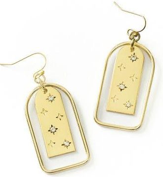 Matr Boomie Sitara Starry Archway Earrings in Gold at Nordstrom