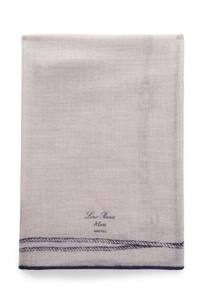 Loro Piana Embroidered Cashmere and Silk-Blend Voile Scarf