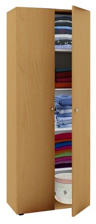 VCM Armario De Madera 5 Compartimentos Dimensiones Aprox. B. 70 X Al. 178 X T. 40 Cm 2 Puertas Giratorias Expandible Gabinete - Vandol (haya) - Vcm
