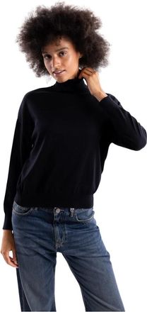 Marella Mlsgioia Turtleneck - Dames - Coltruien - Zwart - M - Truien & Vesten