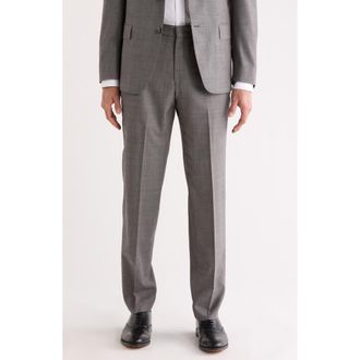 Vince Flat Front Wool Suit Pants in Grey at Nordstrom Rack, Size 38 X 32