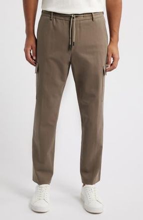 BOSS Pagol Stretch Cotton Drawstring Pants in Open Green at Nordstrom Rack, Size 38 X R