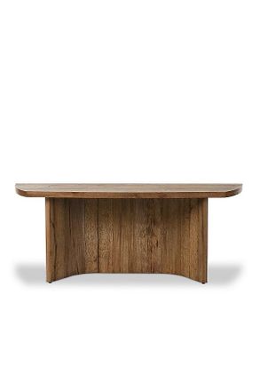 Anthropologie Brinton Rustic Oak Console Table