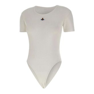 Vivienne Westwood Body, female, White, Size: S Cap Sleeve Bodysuit