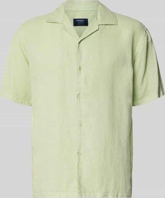 Mc Neal Regular Fit Leinenhemd mit Reverskragen in Mint, Gr&ouml;&szlig;e XXXL