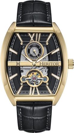 Heritor Masterson Automatic Black Dial Mens Watch HERHS3503