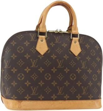 Louis Vuitton Pre-owned Handbags, female, Brown, Size: ONE SIZE Pre-owned Vintage Canvas Handbag