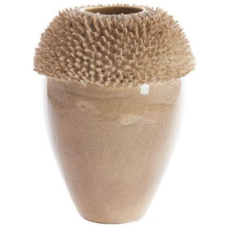 Light & Living Sangku Jarr&oacute;n De Cer&aacute;mica Taupe - 33x32x47,5 Cm - Light&living