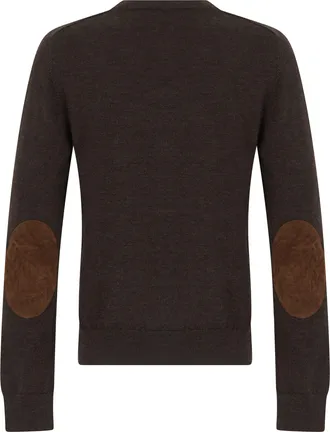 Maison Margiela Virgin Wool Crew-Neck Sweater - Brown