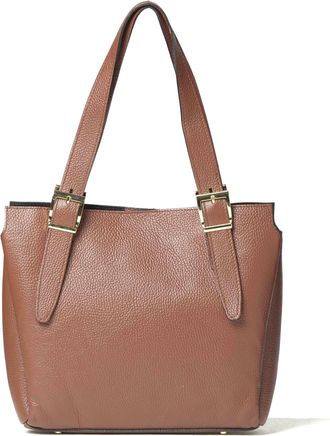 Melluso Borsa con tracolla in pelle marrone bor6272