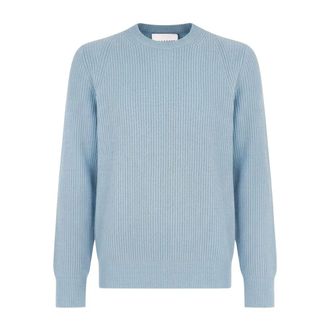 Amaranto Jersey de lana y cachemira - Knitwear - Hombre - Azul - XL