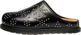 Dr. Martens San Leather Studded Mules Black 42449001