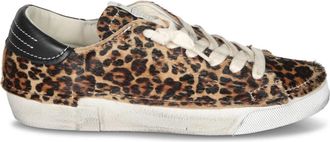 Philippe Model Dierenprint Leren Sneakers - Dames - Sneakers - Veelkleurig - 37 EU - Leer - Schoenen