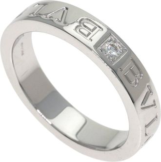 Bulgari White Gold (18K) Band Ring (Pre-Owned)