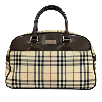 Burberry Pre-owned Burberry House Check Canvas Handbag Ladies LSDSRZARPNESCUIA