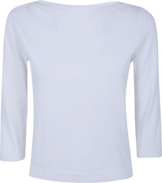 Nuur Boat Neck 3/4 Sleeves Sweater