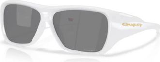 Oakley Sportieve Zonnebril Zwart Gepolariseerd Uv 400 - unisex - Zonnebrillen - Wit - 60 MM - Accessoires