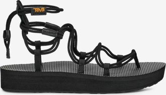 Teva Womens Teva Midform Infinity Sandals Black Ankle Strap Platform Strappy ZOGG2109