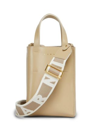 Marni Museo tote bag - women - Calf Leather/Calf Leather - One Size - Neutrals